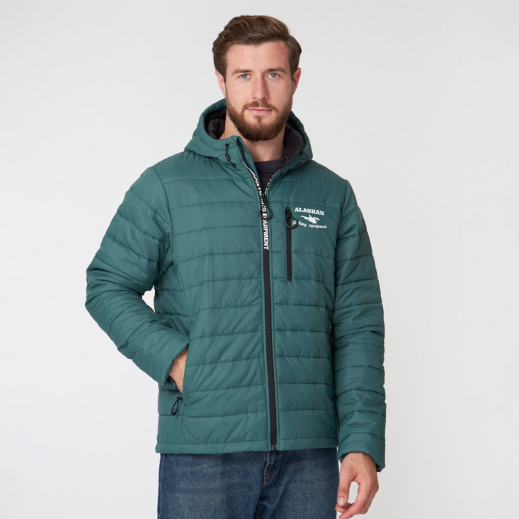 Куртка Alaskan Juneau Green   S утепл.стеганая