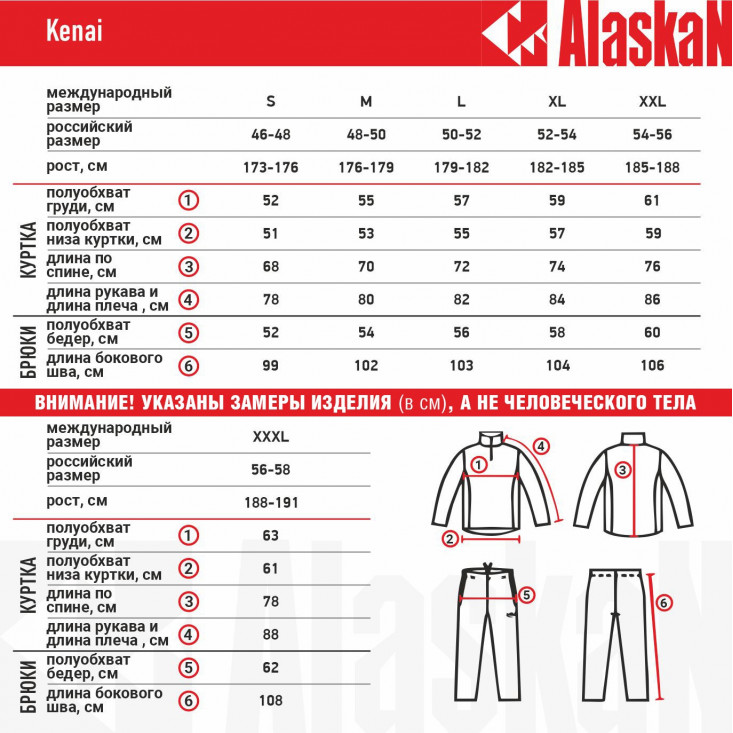 Микрофлисовый комплект Alaskan Kenai серый L