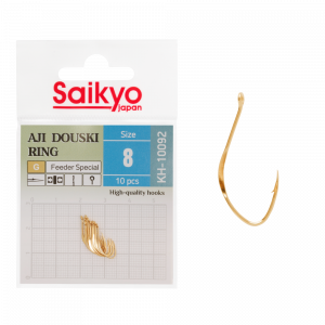 Крючки Saikyo KH-10092 G №08 (10 шт) Крючки Saikyo KH-10092 G №08 (10 шт)